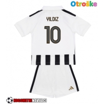 Otroške Nogometnih dresov Juventus Kenan Yildiz #10 Domači 2026-27 Kratki rokavi (+ hlače)